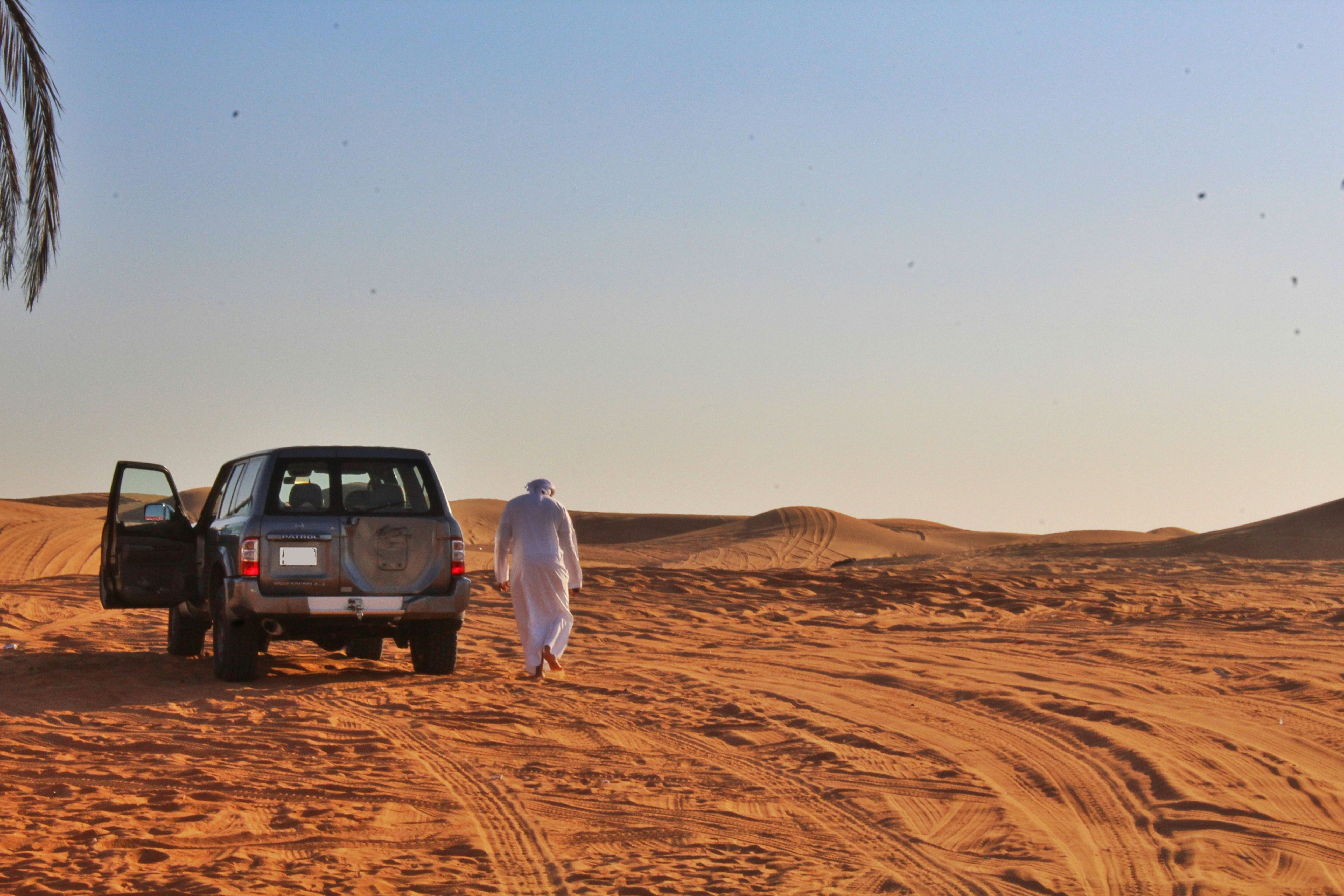 Desert safari adventure with 4x4 vehicles